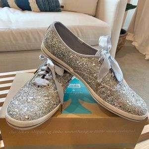 Kate Spade glitter Keds